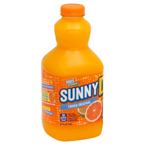 Sunny D Tangy Original Orange Flavored Citrus Punch Shop Juice At H E B