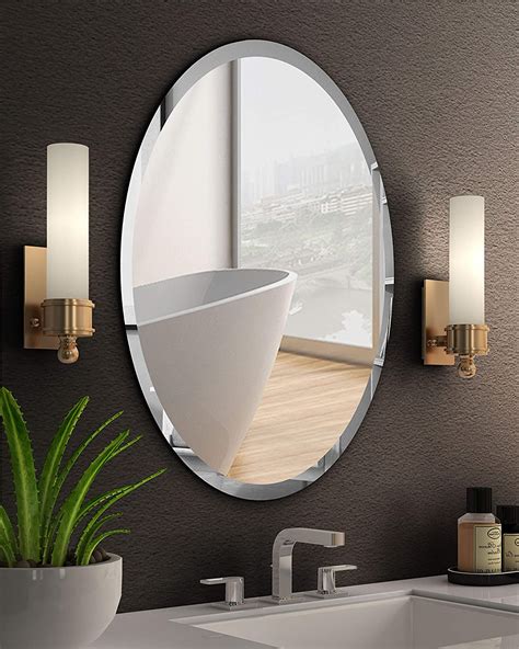 Frameless Bathroom Mirror Large Semis Online