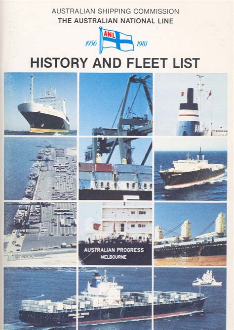 Australian National Line 1956 1981 World Ship Society