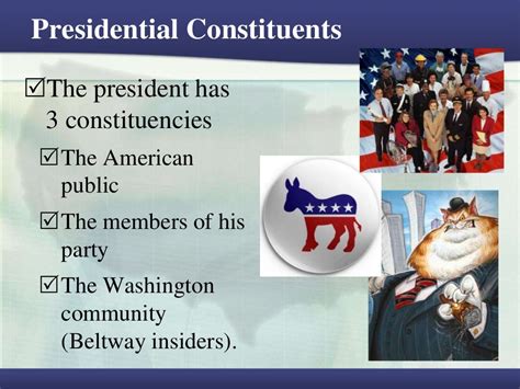 Presidential Constituents The President Has 3