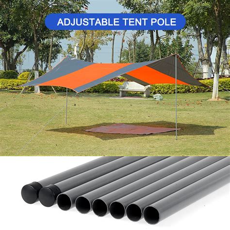 Nyidpsz Adjustable Universal Tent Poles Telescoping Tarp Poles Bars