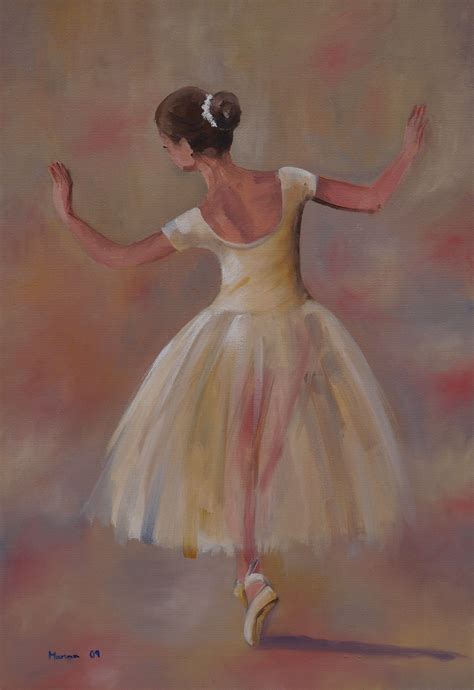 2009 Bailarina Danseuse Classique Illustration Peinture