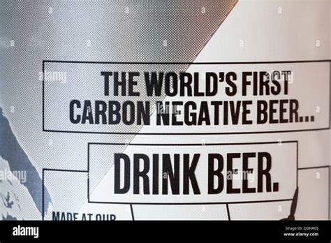 The Worlds First Carbon Negative Beer Hi Res Stock Photography And