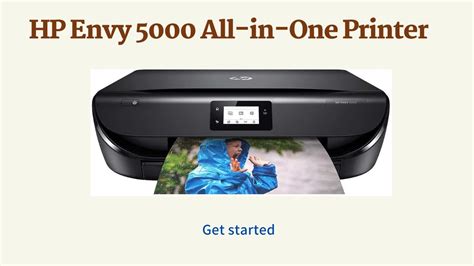 Get Started And Introduction With Hp Envy 5000 All In One Printer Youtube