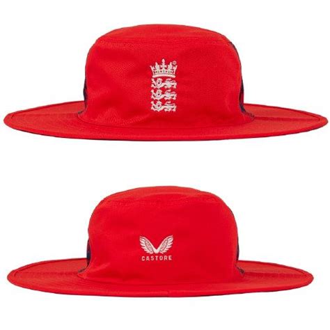 2024 England Castore T20 Cricket Sun Hat Owzat Uk