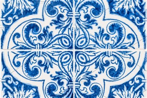 Vintage Portuguese Tiles Stock Photo Containing Artistic And