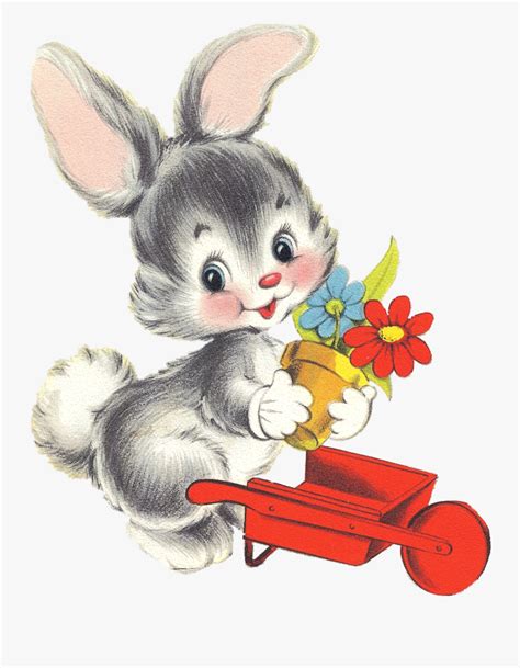 Vintage Easter Clip Art Free Transparent Clipart Clipartkey