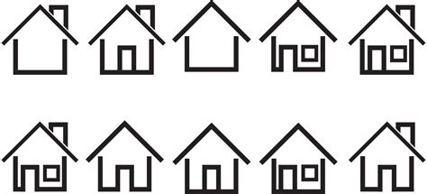 Set Of House Icon Vector Illustration 3223125 Vector Art At Vecteezy