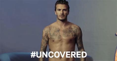 david beckham strips naked for handm super bowl advert to flog his underwear mirror online