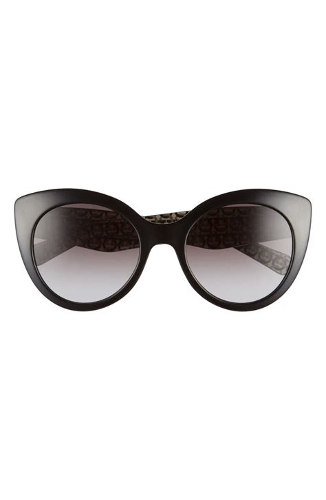 salvatore ferragamo classic 54mm gradient cat eye sunglasses nordstrom
