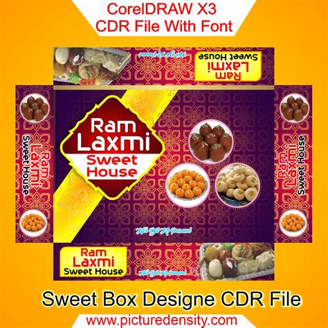 Sweet Box Designe Cdr File Picturedensity
