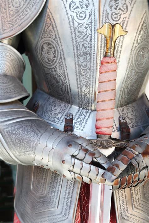 Medieval Warrior Stock Image Image Of Armor Protect 40129899