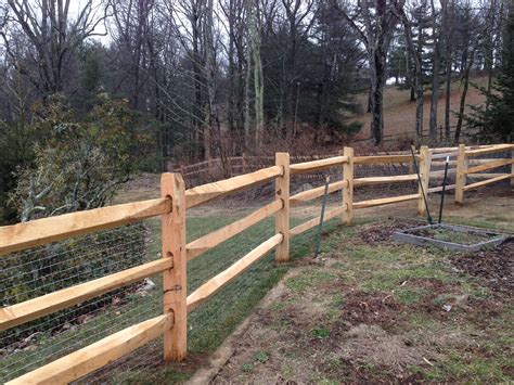 Split Rail Fencing Rustic Fence Backyard Fences Fence Design