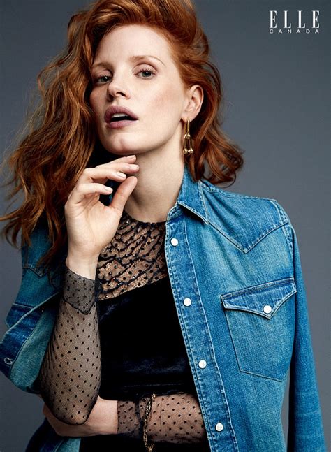Jessica Chastain Elle Canada September 2017 Cover Photoshoot