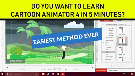 Cartoon Animator 4 Tutorial For Beginners Youtube