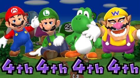 Mario Party 9 Minigames Mario Vs Luigi Vs Yoshi Vs Wario Master Cpu