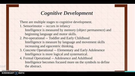 Presentation On Jean Piagets Theory Of Cognitive Development By Abdul