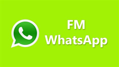 Fm Whatsapp Fmwa Mod Apk Download Versi Terbaru