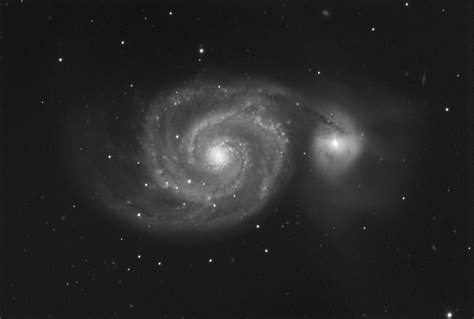 Messier 51 Messier 51 The Whirlpool Galaxy Taken Using A Flickr