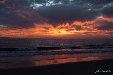 Pacific Ocean Sunset Sunset From Rincon Beach John Cardillo Flickr