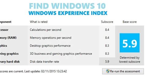 How To Check Windows Experience Score In Windows 10