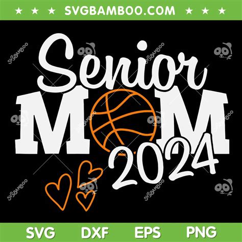 Senior Basketball Mom Svg Png