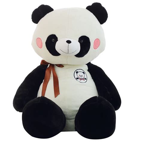 1pc 60cm New Classic Panda Plush Toy Stuffed Animal Bear Doll Cute Kids