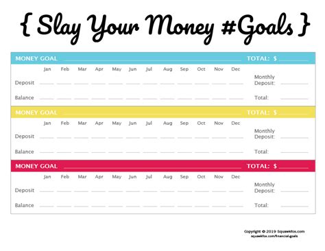 Money Goals: How To Set Financial Goals That Slay - Squawkfox