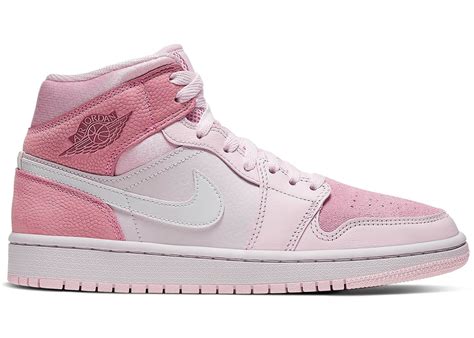 Jordan 1 Mid Digital Pink W Pink Jordans Pink Nike Shoes Jordan
