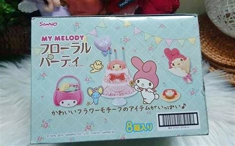Re Ment My Melody Floral Party Cake Doll House Miniature Sanrio Cute