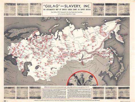 Map Of Stalins Gulag Forced Labor Camps In Maps On The Web