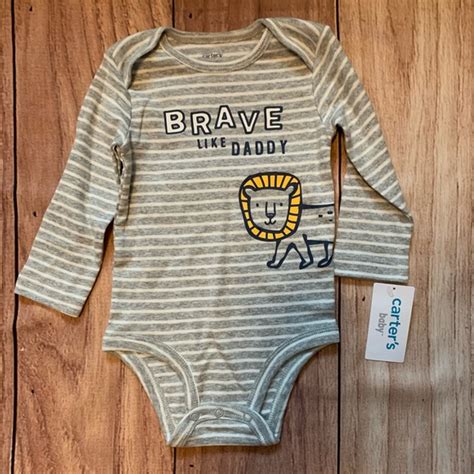 Carter S One Pieces Carters Brave Like Daddy Onesie Poshmark