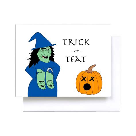 Witch Tits Card Funny Halloween T Naughty Old Witch Card Etsy Canada