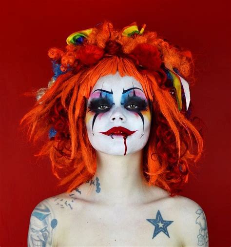 Clown Inspired Makeup Halloween Coustumes Amazing Halloween Makeup