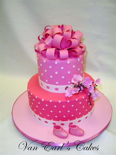 Van Earls Cakes Pink Baby Shower Cake
