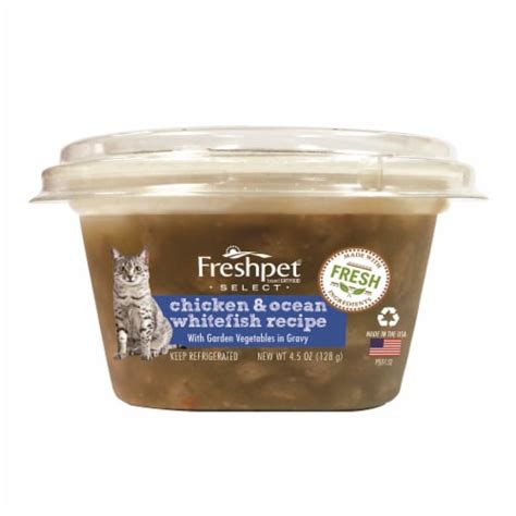 Freshpet Select Chicken And Ocean Whitefish Recipe Cat Food 45 Oz Kroger