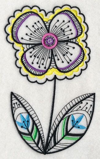 1000 Images About My Elna Embroidery Flowers On Pinterest Machine