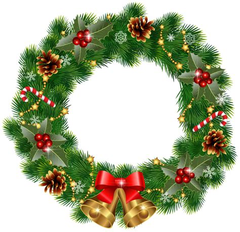 Christmas Wreath Png Transparent Image Download Size 600x579px