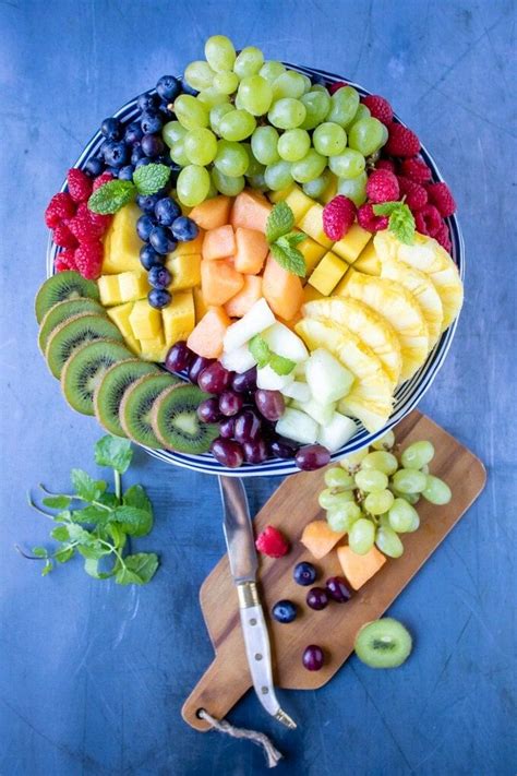 How To Make A Fruit Platter Fruit Tray Fruit Snacks Fruit Tray