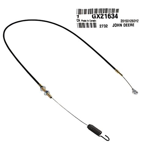 John Deere Original Equipment Push Pull Cable Gx21634