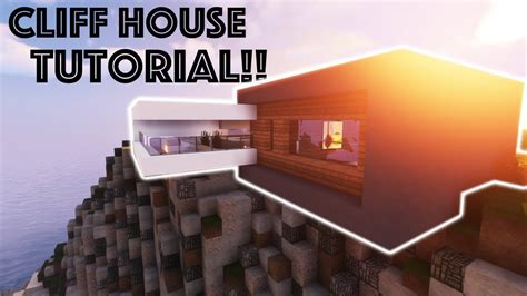 Minecraft Tutorial How To Build A Modern Cliff House 2 Youtube