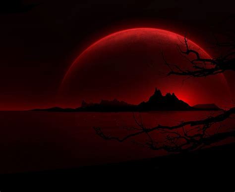 Discover More Than 67 Red Moon Wallpaper Super Hot Incdgdbentre