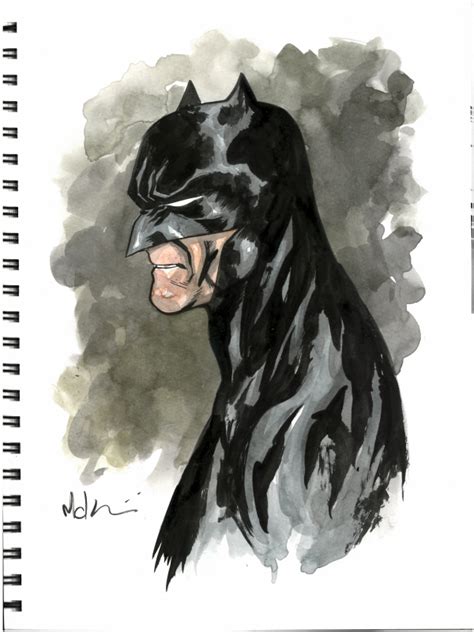 Batman Mike Mckone In Jason Muis Batman Sketchbook Comic Art