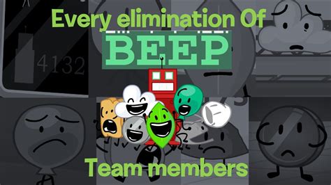 Bfdi Every Elimination Of Beep Team Members Youtube