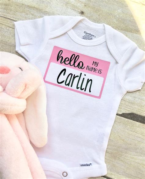 Personalized Onesie Newborn Onesie Baby Girl Onesie Baby Etsy