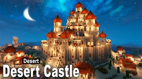 Minecraft How To Build A Desert Castle Tutorial Part2 Youtube