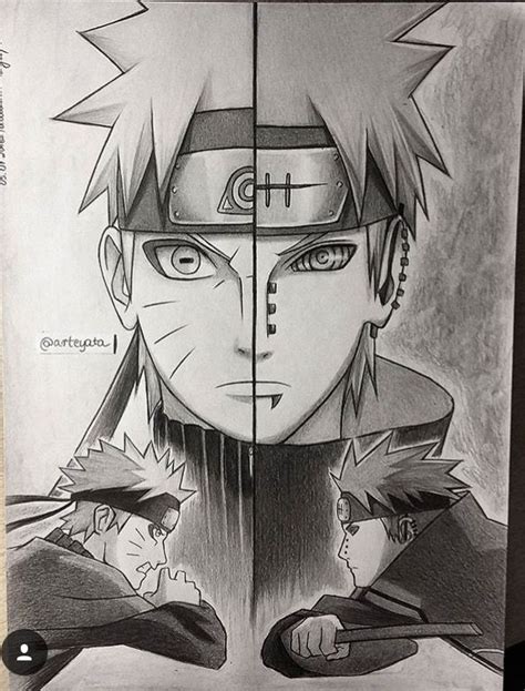 Narutodrawing Naruto Desenho Fan Art Naruto