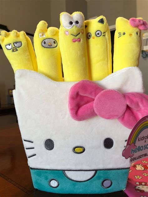 Sanrio Hello Kitty Fries Plush By Kidrobot In 2020 Hello Kitty Items