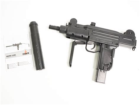 Пневматический пистолет Umarex Iwi Mini Uzi Blowback 45мм 3j 58141