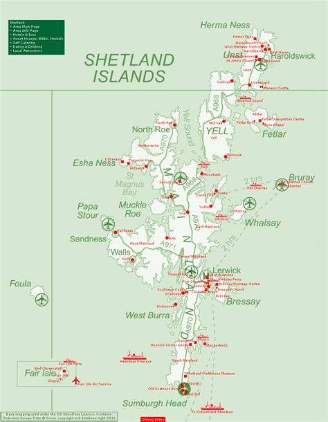 Shetland Islands Shetland Scotland Map Scotland